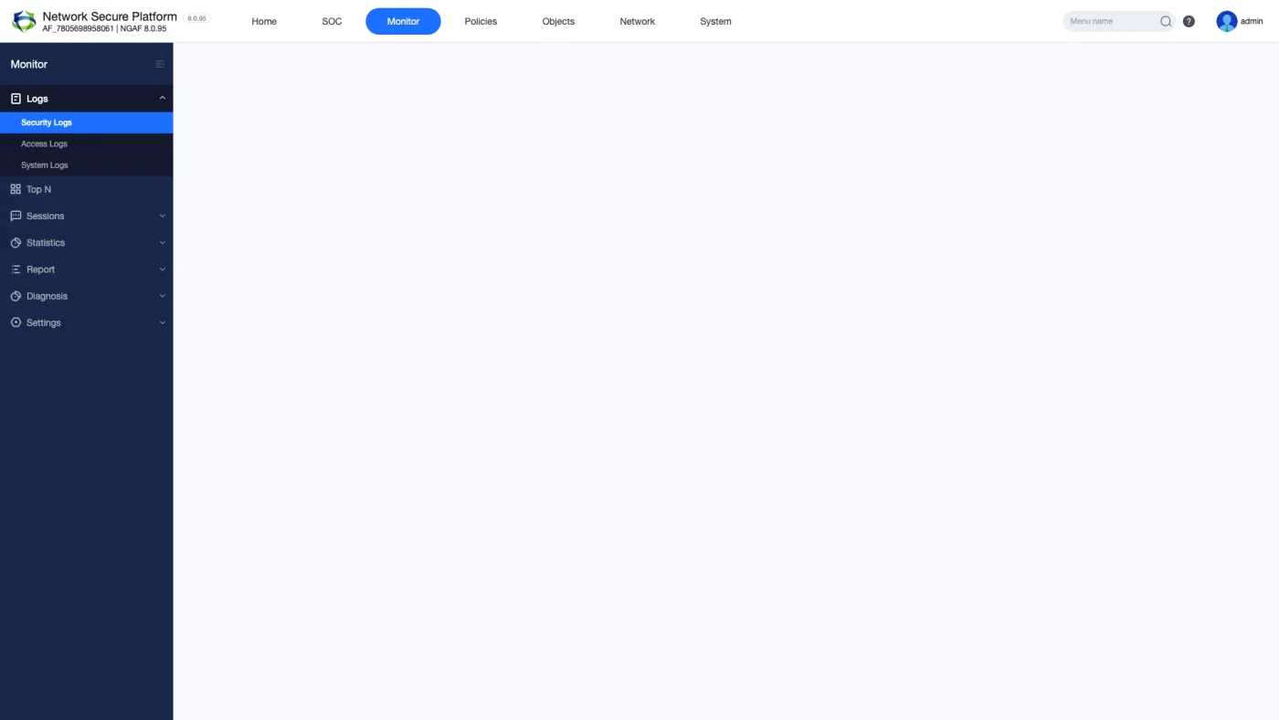 Şekil 19 — NGAF İzleme ve Log Kayıtları
