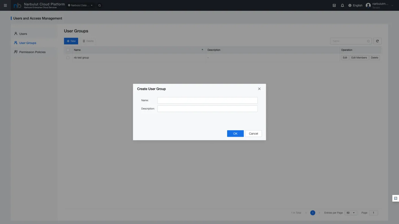 Şekil 6 — Co-Administrator listesi